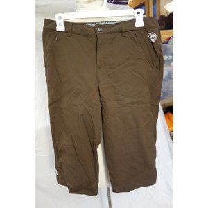 Novara brown long cycling shorts with inner padded short, size M